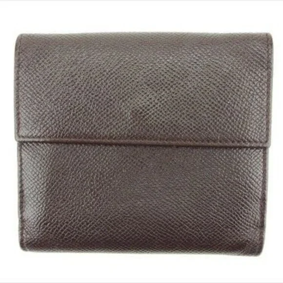 Bvlgari Wallet Purse Folding wallet Brown leather Woman Authentic Used - Picture 4 of 8